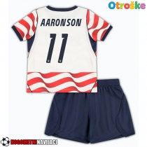Otroške Nogometnih dresov Združene države Brenden Aaronson #11 Domači SP 2026 Kratki rokavi (+ hlače)